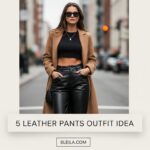 lether pants outfit