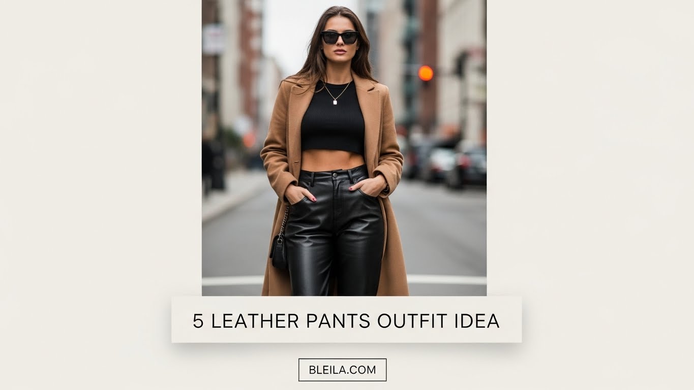 lether pants outfit