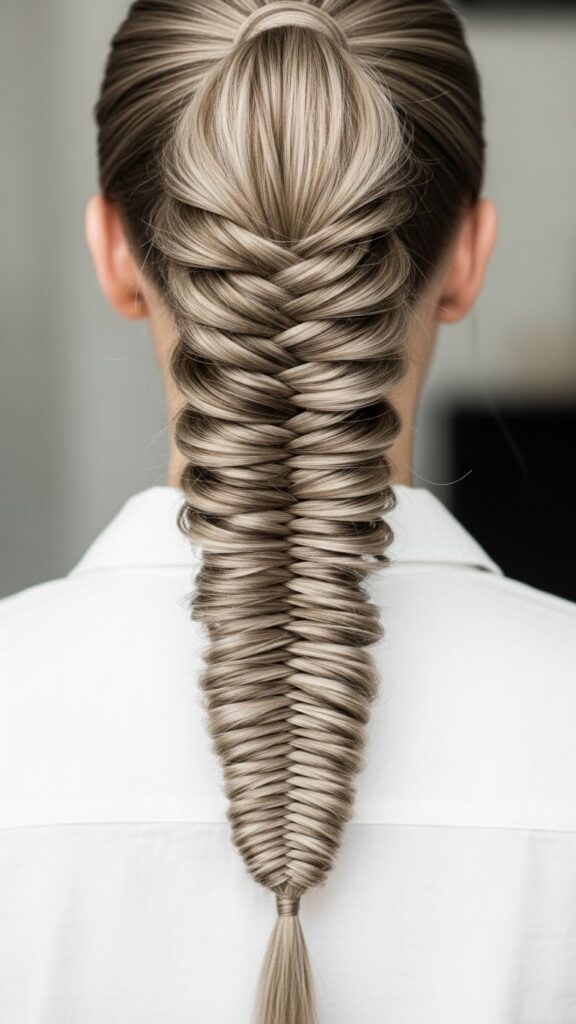 Fishtail Braided Ponytail
